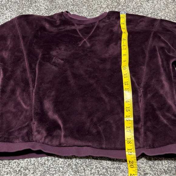 Athleta Girl Feelin' Great 2.0 Girls Sweatshirt L 12 Purple Soft Note - Picture 2 of 11